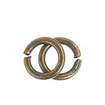 50, 6mm Brass Patina Jump Rings