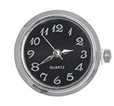 Klik Interchangeable Black and Silver Watch Face