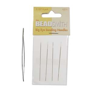 Beadsmith 2.125 Inch Big Eye Beading Needles