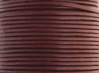 25 Meters of 1.5mm Brick Red Leather Cord