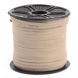 25 Yards of 3mm Natural Flat Leather Lacing