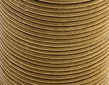 25 Meters of 1.5mm Metallic Gold Leather Cord