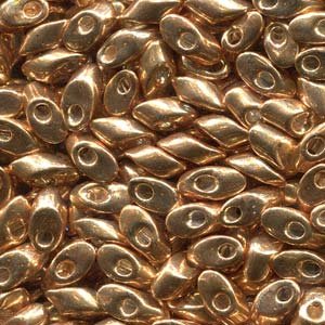 LM1053 - 10 Grams Galvanized Yellow Gold 4x7mm Long Miyuki Magatama Drop Beads