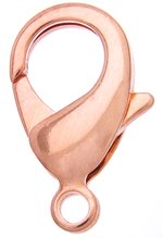 1, 26mm Large Bright Copper Plated Lobster Clasp