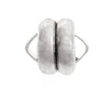 6 Pairs 6x6.5mm Silver Magnetic Clasps