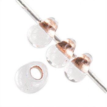 25 Grams of 3.5x3.9mm Copperlined Crystal Fringe Drops