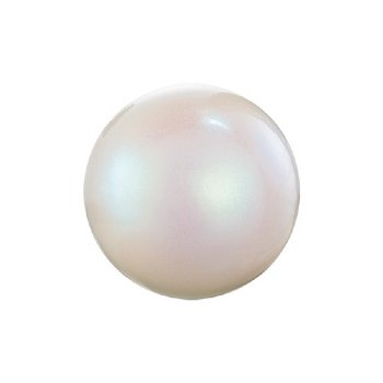 25, 8mm Pearlescent White Preciosa Maxima Pearl Bead
