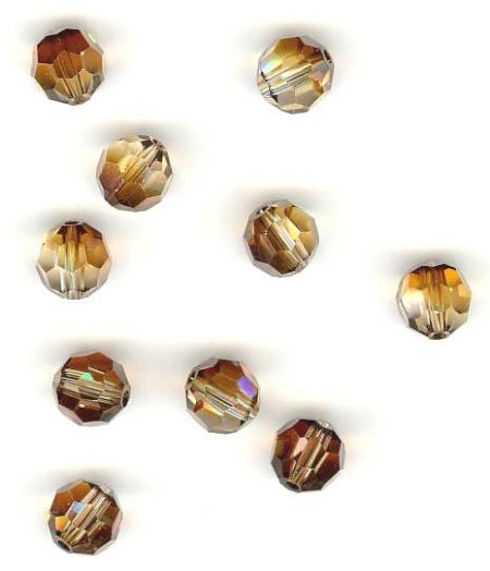 12, 6mm Preciosa Venus Round