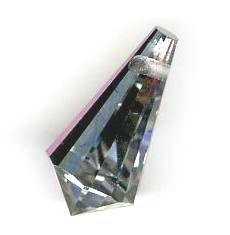 1 9x18mm Preciosa Medium Vitrail Half Coat Straight Cut Drop