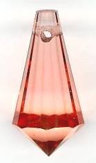 1 9x18mm Preciosa Sweet Orange Straight Cut Drop