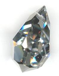 1 12x20mm Preciosa Labrador Half Coat Tear Drop