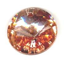 1 14mm Preciosa Capri Gold Rivoli Pendant