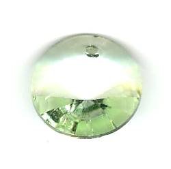 1 14mm Preciosa Light Green Rivoli Pendant