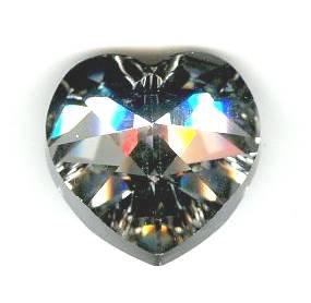 1 18mm Preciosa Aluminum Foil Heart