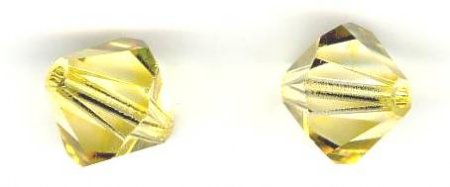 1 12mm Preciosa Light Brown Bicone