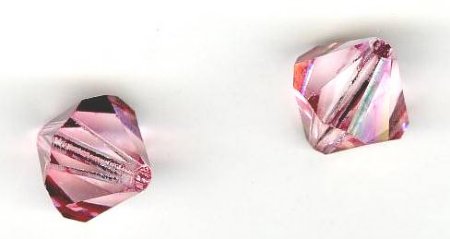 1 12mm Preciosa Light Pink Bicone