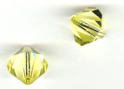 1 12mm Preciosa Medium Yellow Bicone