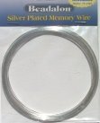 18 Loop Silver Plated Beadalon Necklace Memory Wire