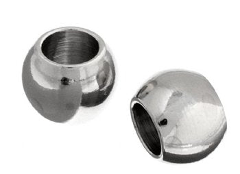 50, 3mm Round Nickel Metal Beads