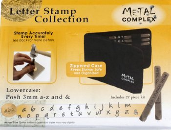 Metal Complex 3mm Lowercase Posh Print Stamp Kit