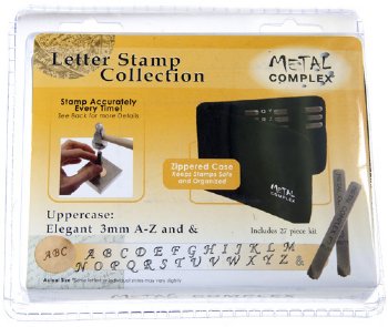 Metal Complex 3mm Uppercase Elegant Stamp Kit