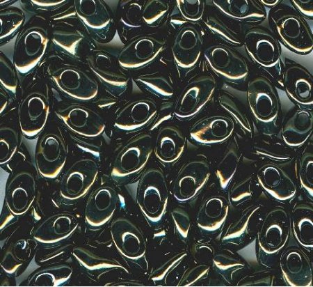 LM0458 - 10 Grams Metallic Dark Copper 4x7mm Long Miyuki Magatama Drop Beads