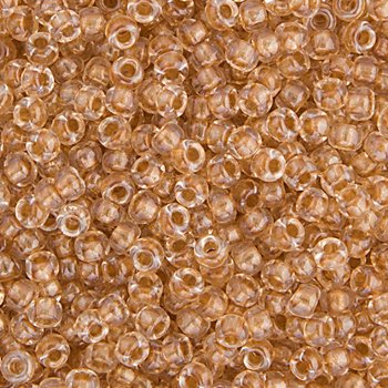 SB6-0234 22g of Sparkling Goldlined Crystal 6/0 Miyuki Seed Beads