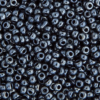 SB6-0451 22g of Metallic Gunmetal 6/0 Miyuki Seed Beads