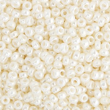 SB6-0591 22g of Ivory Pearl Ceylon 6/0 Miyuki Seed Beads