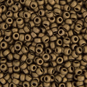 SB6-2006 22g of Matte Metallic Bronze 6/0 Miyuki Seed Beads