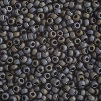 SB6-2002 22g of Matte Metallic Silver Gray 6/0 Miyuki Seed Beads