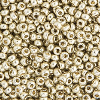 SB6-4201 22g of Duracoat Galvanized Silver 6/0 Miyuki Seed Beads