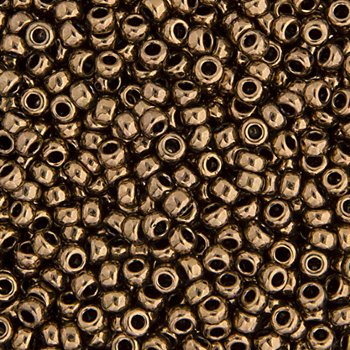SB6-0457 22g of Metallic Bronze 6/0 Miyuki Seed Beads