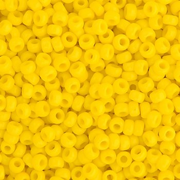 SB6-0404 22g of Opaque Yellow 6/0 Miyuki Seed Beads