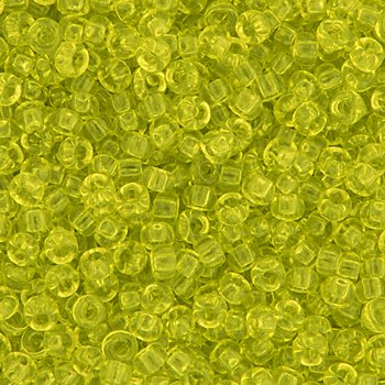 SB6-0143 22g of Transparent Chartreuse 6/0 Miyuki Seed Beads