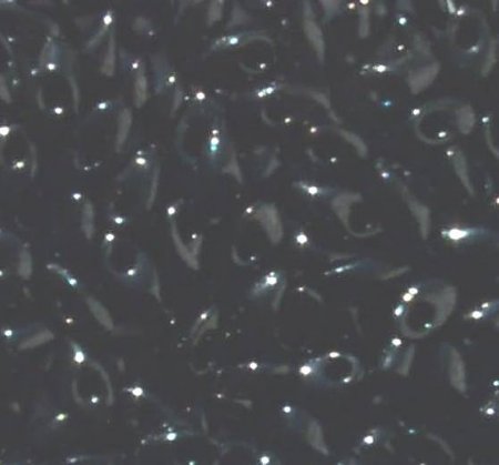 LM0401 - 10 Grams Opaque Black 4x7mm Long Miyuki Magatama Drop Beads