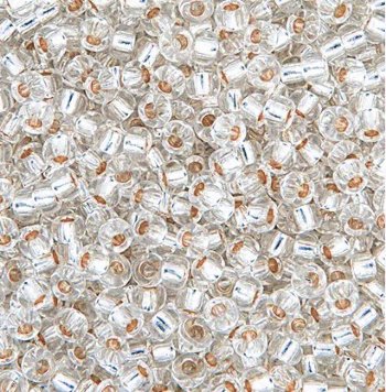 SB11-0001 22g of Silverlined Crystal 11/0 Miyuki Seed Beads