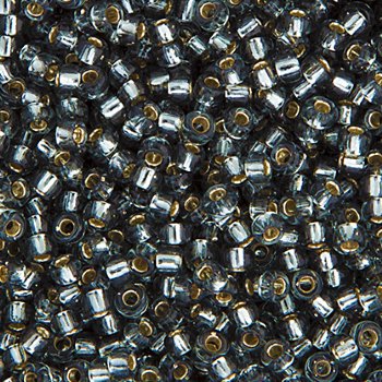 SB11-0021 22g of Silver Lined Grey 11/0 Miyuki Seed Beads