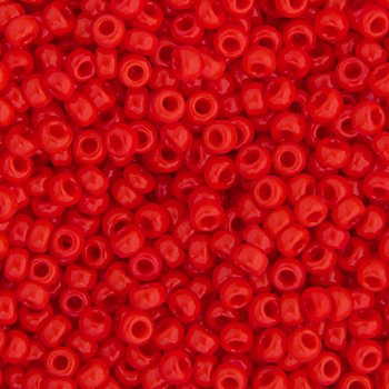 SB11-0407 22g of Opaque Red Vermillion 11/0 Miyuki Seed Beads