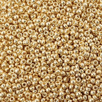 SB11-5101 22g of Duracoat Galvanized Bright Gold 11/0 Miyuki Seed Beads