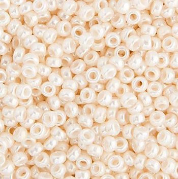 SB11-0592 22g of Antique Ivory Pearl Ceylon 11/0 Miyuki Seed Beads