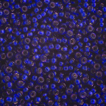 SB11-1427 22g of Silver Lined Dyed Dark Violet 11/0 Miyuki Seed Beads