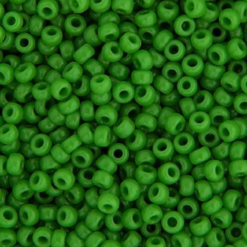 SB11-0411 22g of Opaque Pea Green 11/0 Miyuki Seed Beads