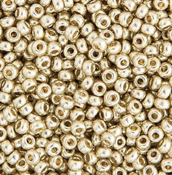 SB8-4201 22g of Duracoat Galvanized Silver 8/0 Miyuki Seed Beads