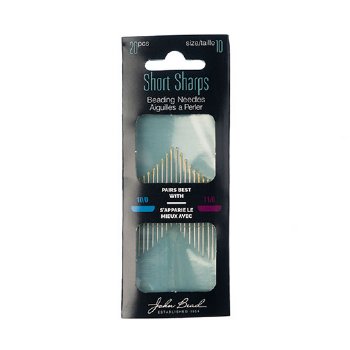 Dazzle-It ! 20pcs of #10 Short Sharp Beading Needles