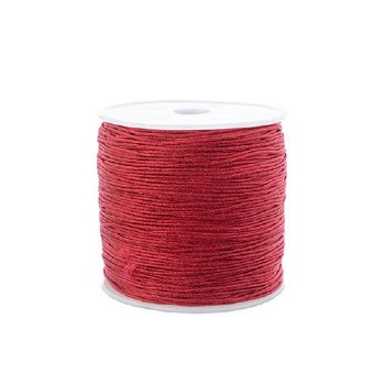 100 Yards of .8mm Burgundy Knotting Cord
