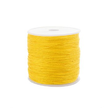 100 Yards of .8mm Yellow Knotting Cord