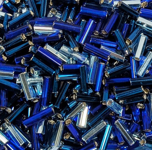 50 Grams Size 3 Bugle Bead Mix - Summer Ocean