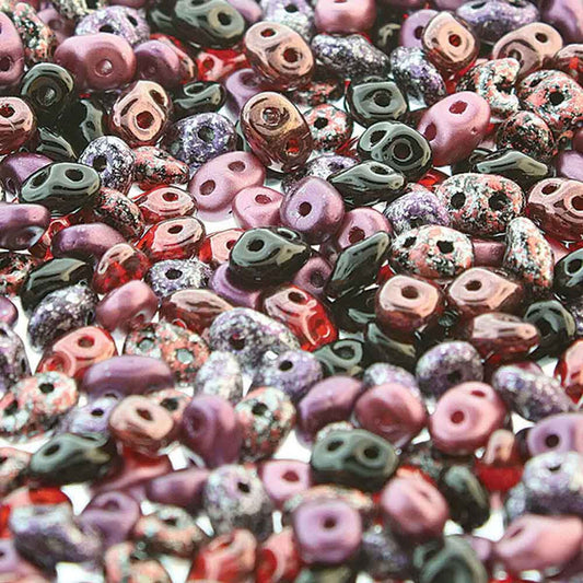 10 Grams Milky Way 2.5x5mm Superduo Beads Mix (Copy)