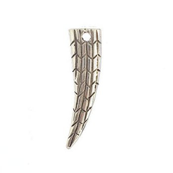 1, 33x9x6mm Antique Silver Eagle / Dragon Pendant Claw Pendant